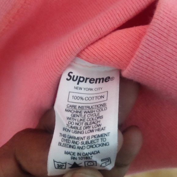 Supreme Box Logo Crewneck Coral (FW18) XL - Picture 4 of 7